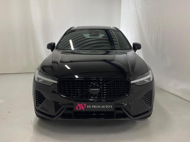 Volvo XC60 2.0 T8 Plug-in hybrid AWD Plus Dark Black Edition Luchtvering Pano 21 Inch Trekhaak Apple CarPlay Harman Kardon Memory Stoelen Leer 360º view