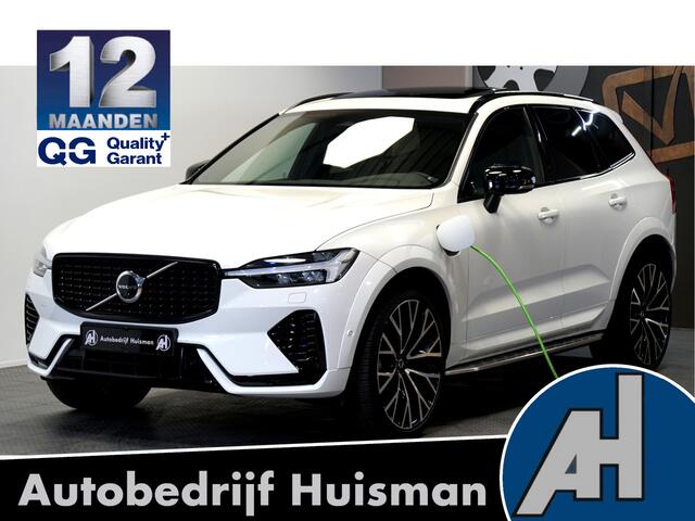 Volvo XC60 2.0 T6 AWD 293kW/399pk Aut8 Plug-in Hybrid Long Range R-Design LUCHTVERING + PANORAMADAK + HARMAN/KARDON + ADAPT.CRUISE + PILOT ASSIST + STOELVERARMING V&A + 360 CAMERA + LANE ASSIST + BLIS + GOOGLE NAVI + PD-GLASS + PARKSENSOREN V&A + 22" LM-VELGEN!!