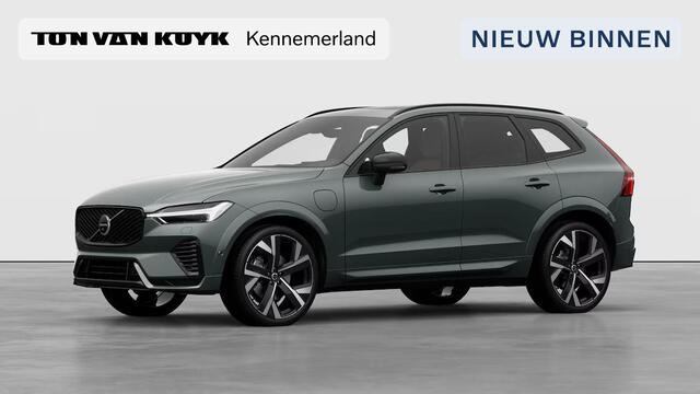 Volvo XC60 2.0 T6 Plug-in hybrid AWD Ultra Dark / Luchtvering / Pano. dak / Elek. verstelbare stoelen / Stoel + stuurverwarming / 22" velgen / Cardamom interieur / Harman Kardon / Head-up display /