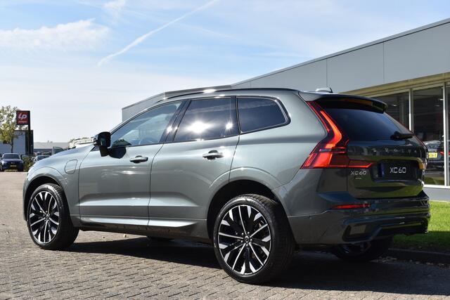 Volvo XC60 T6 350PK Plug-in hybrid AWD Ultra Dark Nieuw | Luchtvering | 21"LMV | 360 camera | Panodak | HUD | H&K