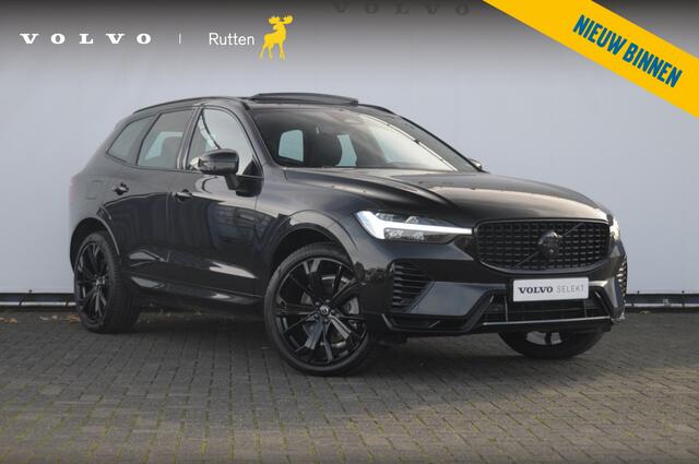 Volvo XC60 T6 350PK Automaat AWD Plus Black Edition / Trekhaak / Panoramadak / BLIS / Adaptieve cruise control / Keyless entry / Stoel - en stuurwielverwarming / elektrische stoelen met geheugen / Parkeersensoren met 360 camera / Elektrische achterklep