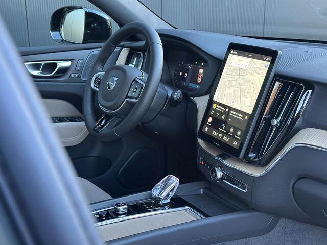 Volvo XC60 2.0 T6 Plug-in hybrid AWD Plus Dark schuifdak/ 20 inch/ extra getint glas/ climate line/ intellisafe / Cardamom bekleding