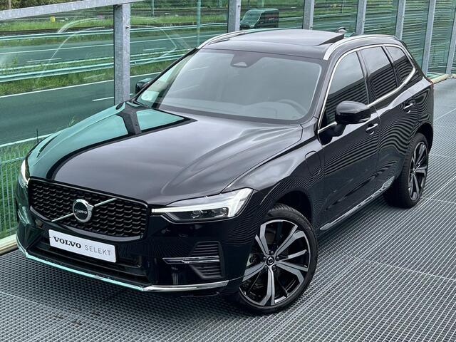 Volvo XC60 2.0 T6 Plug-in hybrid AWD Essential Edition Bright Panoramadak, Leder, Driver assist, Intellisafe surround, BLIS, 21 inch R-design dark wielen, Extra getinte ramen, R-design dark grille, RVS bumperbescherming