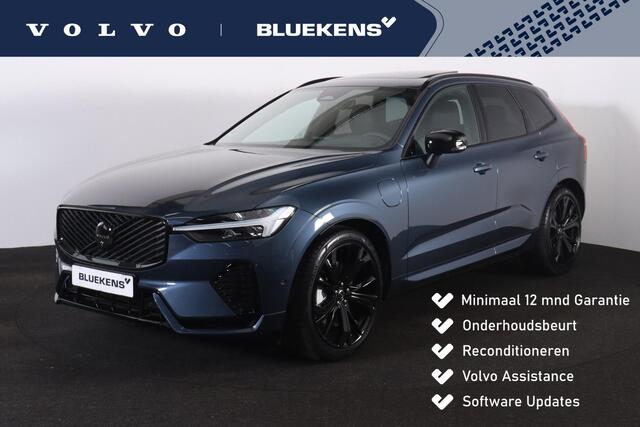 Volvo XC60 T8 Recharge AWD Ultra Black Edition - Luchtvering - Panorama/schuifdak - IntelliSafe Assist & Surround - 360º Camera - Harman/Kardon audio - Adaptieve LED koplampen - Verwarmde voorstoelen, stuur & achterbank - Parkeersensoren voor & achter - Elektr. bedi