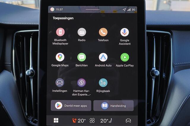 Volvo XC60 T8 Recharge AWD Ultra Black Edition - Luchtvering - Panorama/schuifdak - IntelliSafe Assist & Surround - 360º Camera - Harman/Kardon audio - Adaptieve LED koplampen - Verwarmde voorstoelen, stuur & achterbank - Parkeersensoren voor & achter - Elektr. bedi