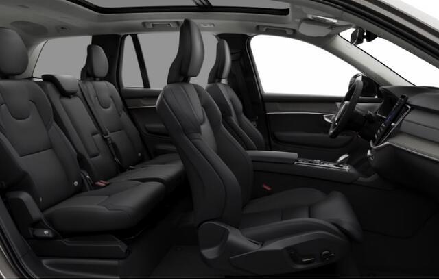 Volvo XC90 2.0 T8 Plug-in hybrid AWD Ultra Dark Luchtvering / Bowers & Wilkins / Stoelventilatie / Stoelmassage / Panoramadak / Gelamineerde ruiten rondom / Apple carplay / Adaptive cruise control / 22" lichtmetalen velgen /