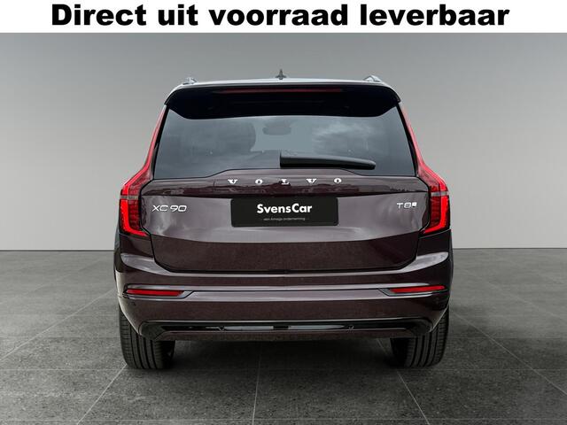 Volvo XC90 2.0 T8 Plug-in hybrid AWD Ultra Dark | Mulberry Red | Luchtvering | Bowers & Wilkins Audio | Massagefunctie voorstoelen |
