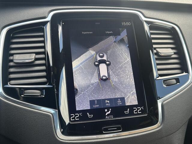 Volvo XC90 2.0 T5 AWD Inscription standkachel /amber leder/ schuifdak/ 360 camera/ cd speler/ intellisafe/ 20 inch