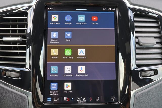 Volvo XC90 T8 Recharge AWD Plus Dark - LONG RANGE - Luchtvering - Panorama/schuifdak - IntelliSafe Assist & Surround - 360º Camera - Harman/Kardon audio - Adaptieve LED koplampen - Verwarmde voorstoelen, stuur & achterbank - Parkeersensoren voor & achter - Elektr. b