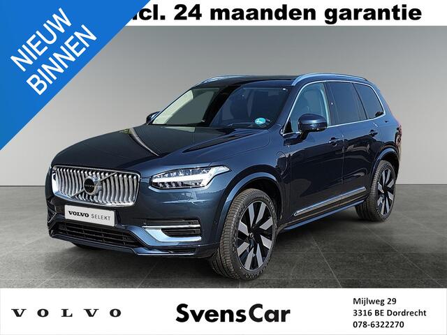 Volvo XC90 2.0 T8 Recharge AWD Plus Bright | Luchtvering | Nappa lederen bekleding | Panoramadak | Head-up Display |