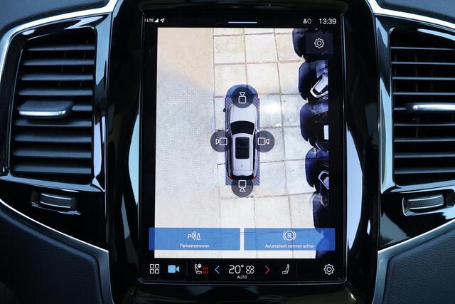 Volvo XC90 T8 Recharge AWD Ultimate Dark - Luchtvering - Panorama/schuifdak - IntelliSafe Assist & Surround - 360º Camera - Verwarmde voorstoelen, stuur & achterbank - Parkeersensoren voor & achter - Elektr. bedienb. voorstoelen met geheugen - Head up display - Draa