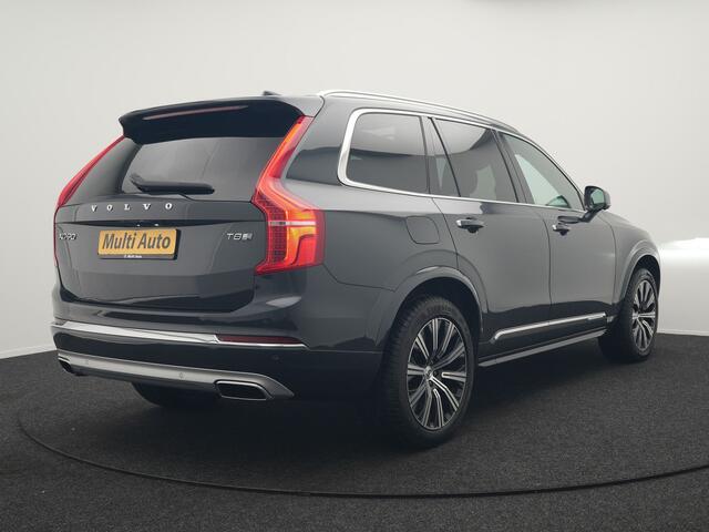 Volvo XC90 T8 Twin Engine AWD Inscription 7 Persoons Plug In Hybrid Dealer O.H PHEV | Panodak | Adaptive Cruise | Luxe Lederen Comfortzetels Massage & Ventilatie | Head Up | 360 Camera | Harman Kardon | Blis | Apple Carplay | Navigatie |