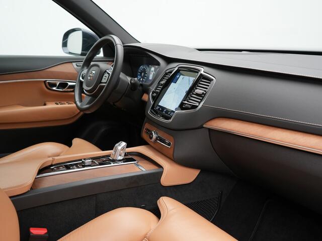 Volvo XC90 T8 Twin Engine AWD Inscription 7 Persoons Plug In Hybrid 394pk Dealer O.H. PHEV | Panodak | Adaptive Cruise | 360 Camera | Harman & Kardon | Lederen Sportstoelen Memory & Verwarmd | Apple Carplay | Virtual | Keyless | Blis | Navigatie | DAB |