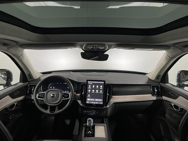 Volvo XC90 2.0 T8 Plug-in hybrid AWD Ultra Dark Luchtvering | Open dak | Massage | Adapt. cruise | Head-up | Stoelventilatie/-verwarming